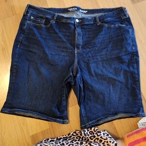 Torrid Dark Indigo Bermuda Jean Shorts